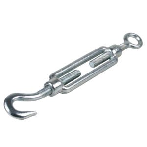 Turnbuckles DIN 1480 Zinc-Plated with Hook and Eye