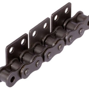 Roller Chains with Straight Attachments M2 2 x p Double-Sided Stainless