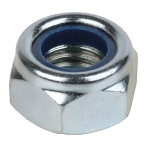 Hexagon Nuts DIN 985 steel with metric thread right hand