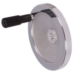 Solid-Disk Handwheels with handle Aluminium