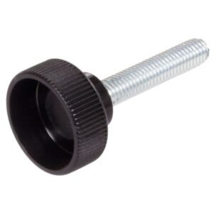 Knurled Thumb Screw 421 Plastic with Threaded Bolt of Steel