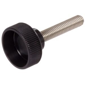 Knurled Thumb Screw 421 Plastic with Threaded Bolt of Stainless Steel