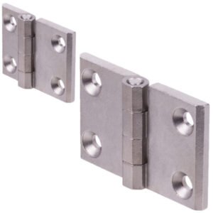 Hinges M237L with Extended Hinge-Wings Stainless Steel