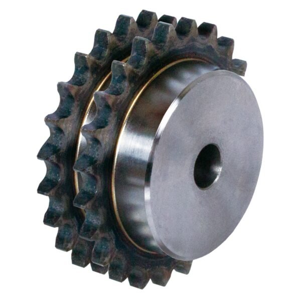 Double-strand sprocket ZRG with hub   12 B-2   3/4x7/16"   8 teeth   material steel   teeth induction hardened SKU: 12788108