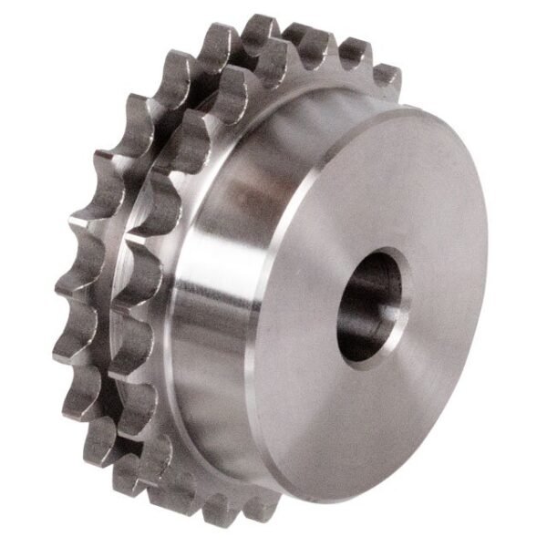 Double-strand sprocket ZRR with hub   10 B-2   5/8x3/8"   25 teeth   material stainless steel 1.4301 (AISI 304) SKU: 12699125